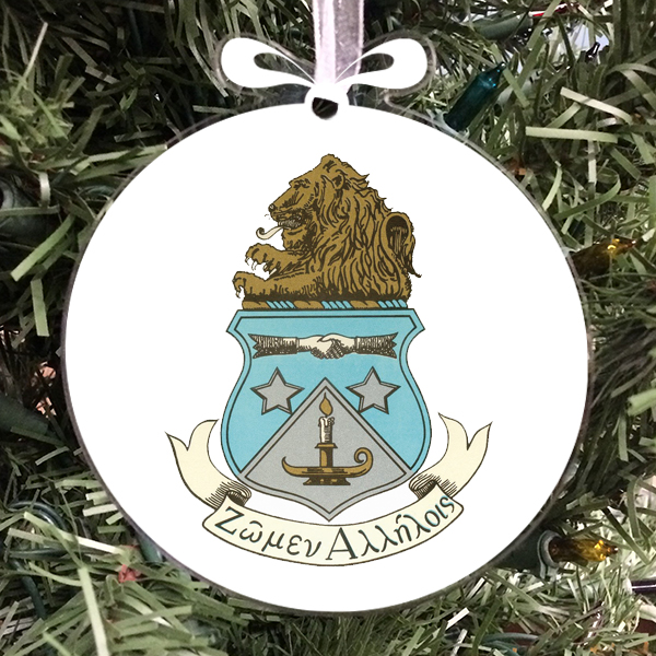 Alpha Delta Pi Holiday Ornament - Crest