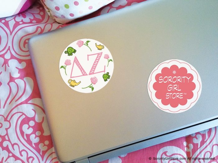 Delta Zeta Stickers - Doodles