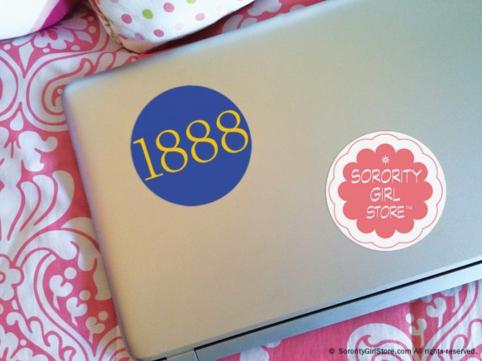 Delta Delta Delta Stickers - 1888