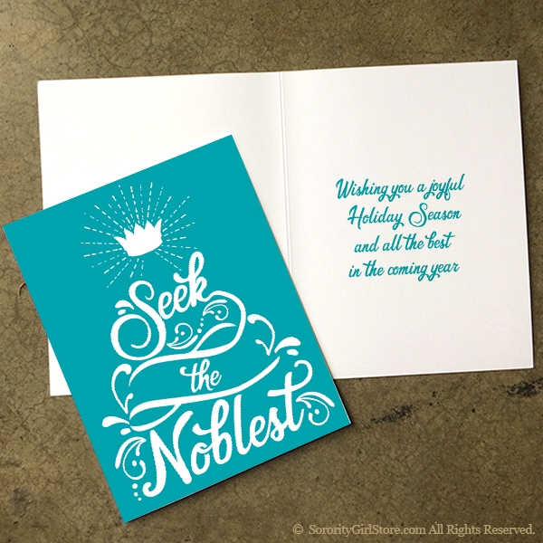 Zeta Tau Alpha Holiday Cards - Motto Tree