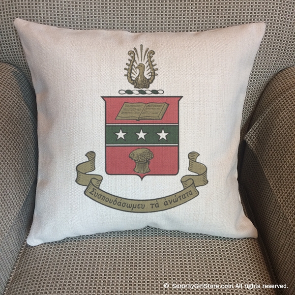 Alpha Chi Omega Pillow - Crest