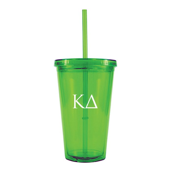 Kappa Delta Tumbler w/Straw